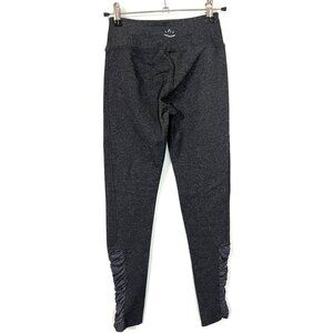 Beyond Yoga Heather Gray Spacedye Ruched Side Hem Leggings Size XS